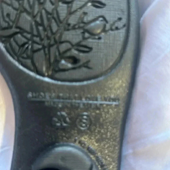 Oka B. Bow Tie Black Slide Sandal Recyclable Sustainable - Picture 6 of 6